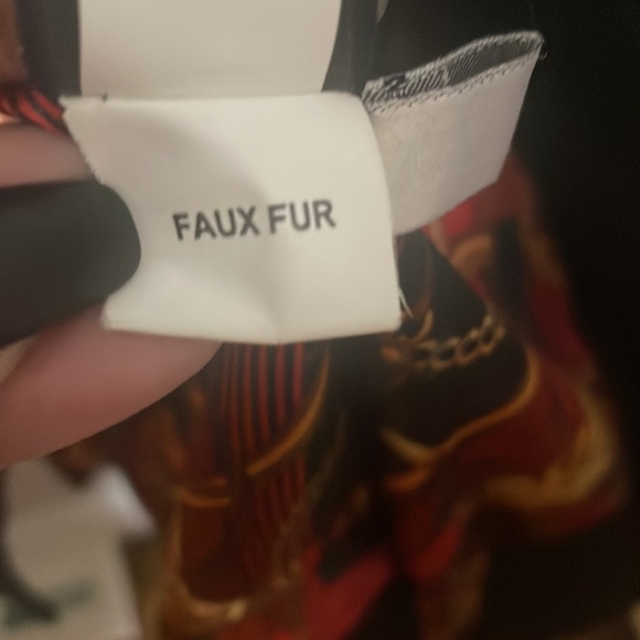 Rocawear black coat with leather detail M - Picture 7 of 12